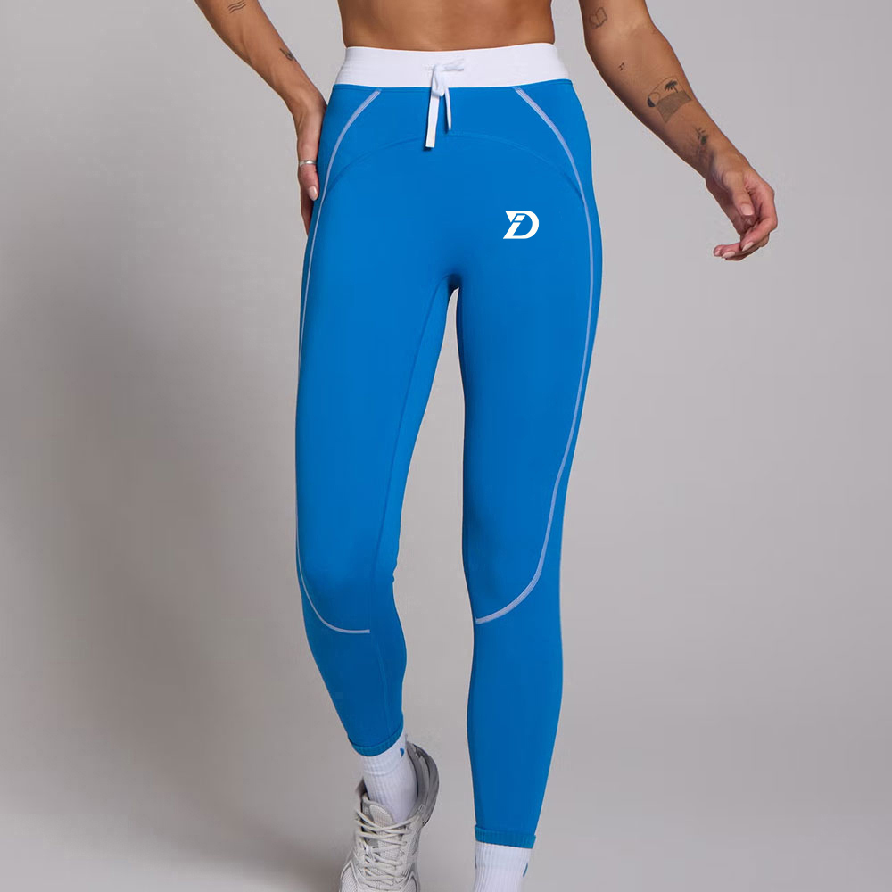 Drawstring Leggings – Cobalt Blue