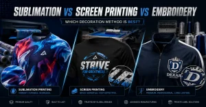 Read more about the article Embroidery vs Screen Printing vs Sublimation: Which Decoration Method Is Best?